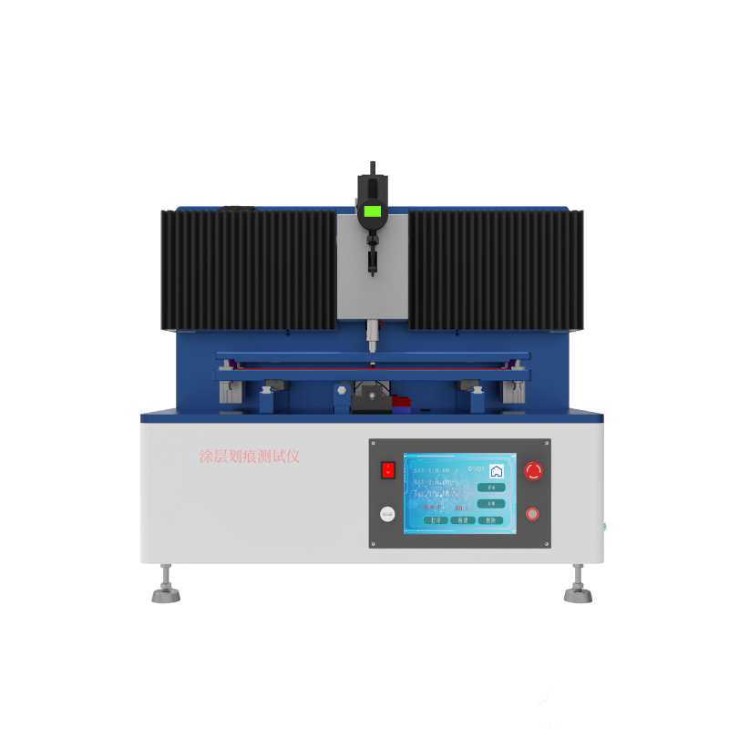 Automatic scratch test machine for plastic materials