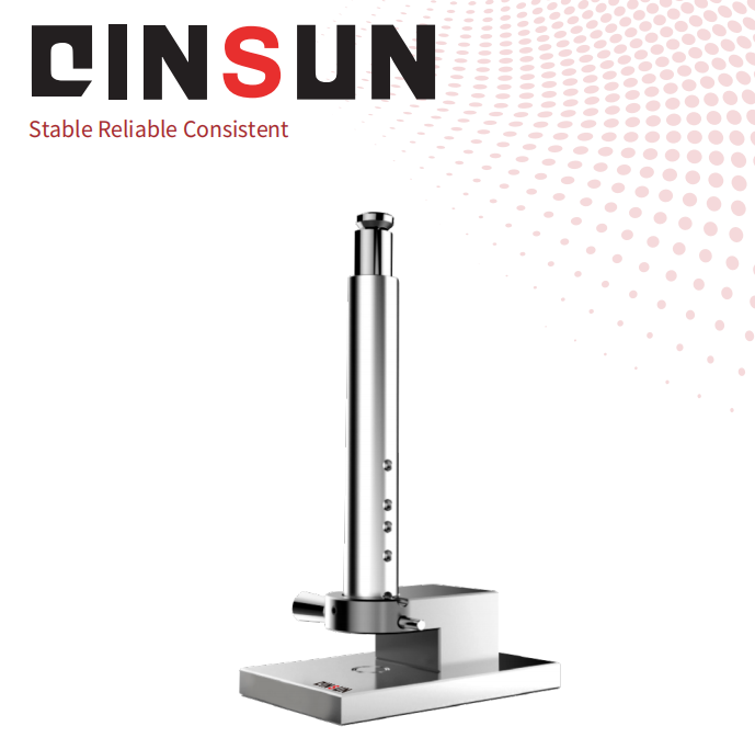 Button falling weight impact tester
