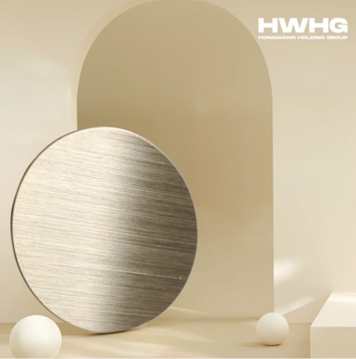 PVD Coated 430 HL Champagne Gold Stainless Steel Sheet