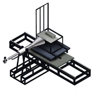 Aircraft Seat Cushion Fuel Burn Test System | ASTM ISO Testing Machine