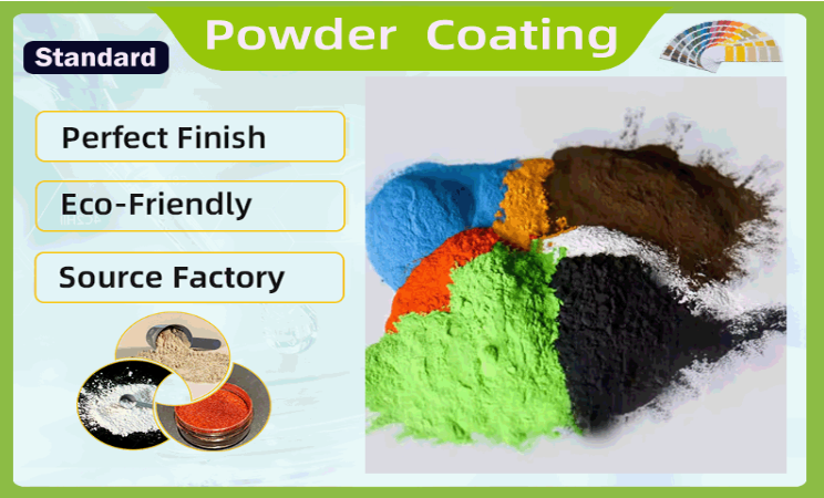High-gloss powder coatings