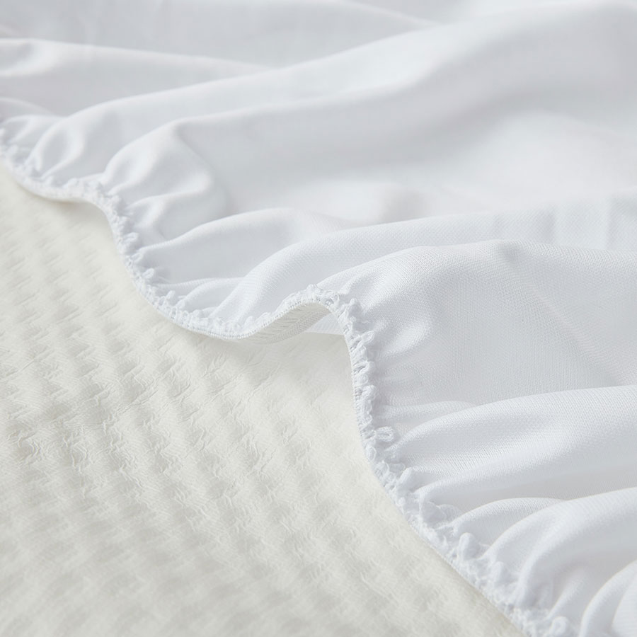 Waterproof Anti-Dust Mite Mattress Protector Knitted Bamboo Bed Protection Mattress Cover for Home Hospital Hotel Use