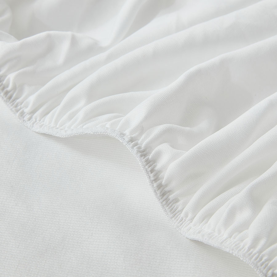 Hot Sale Hypoallergenic Terry Mattress Cover Bed Bug Proof Waterproof Double Mattress Protector for Noiseless Sleep