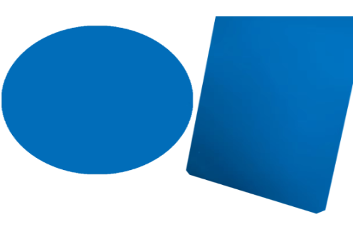 Blue Matte Powder Coating