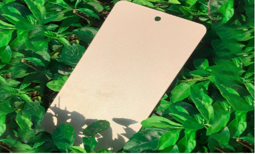Aluminum veneer high gloss metal powder coating