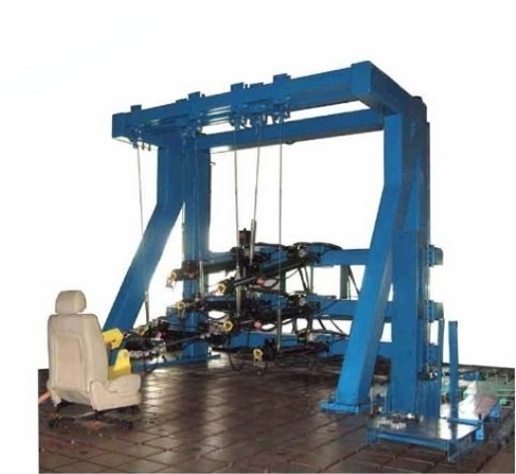 Automotive Seat, Mounting Device and Seat Belt System Testing Machine