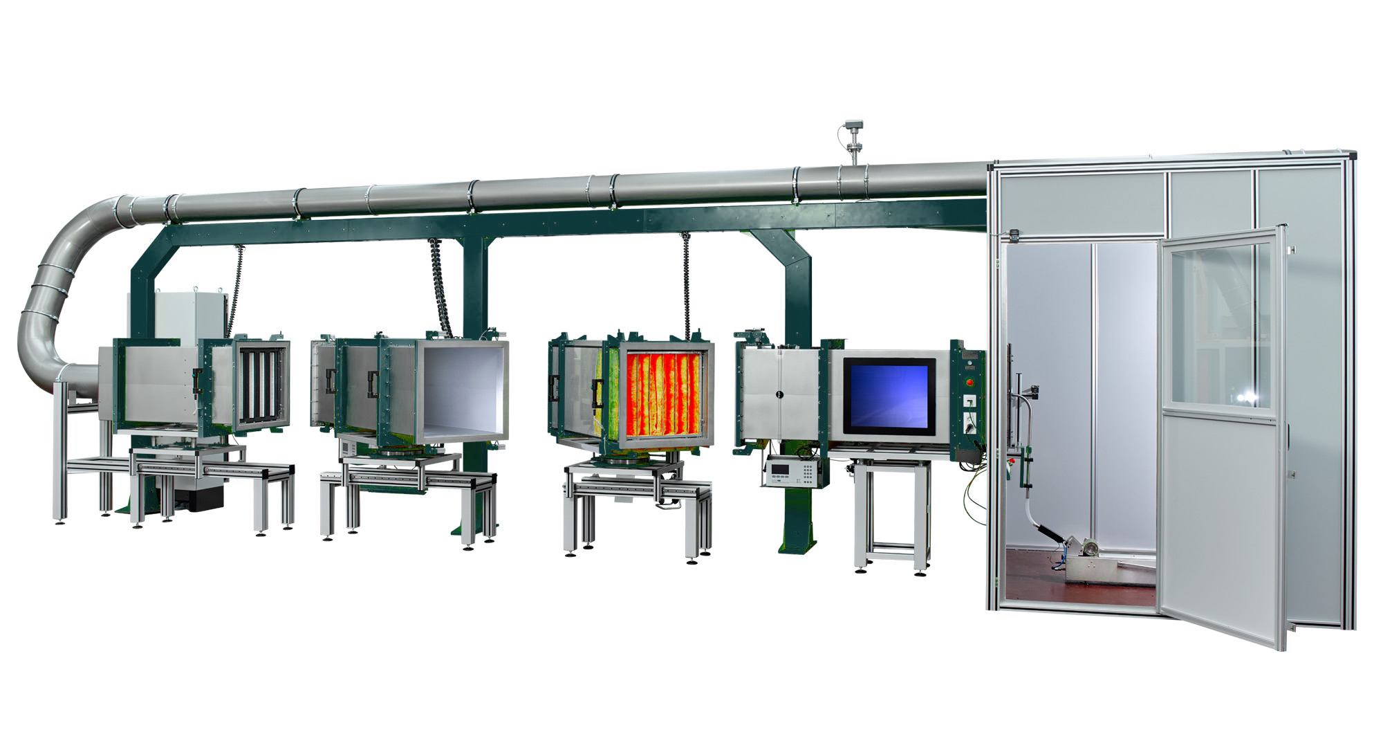 HVAC air filter test system ISO 16890 compliant