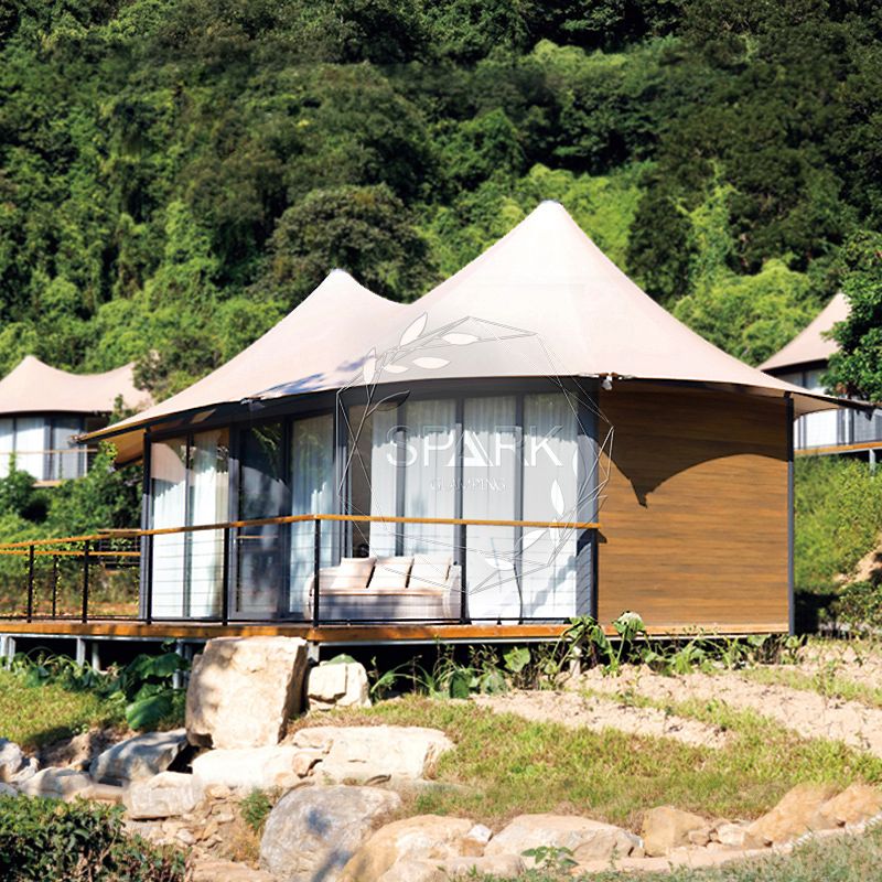 Luxury Tensile Structure Glamping Hotel Tent