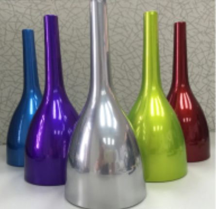 560℃ High Gloss Mirror Chrome and Metallic Bonding Powder Coating