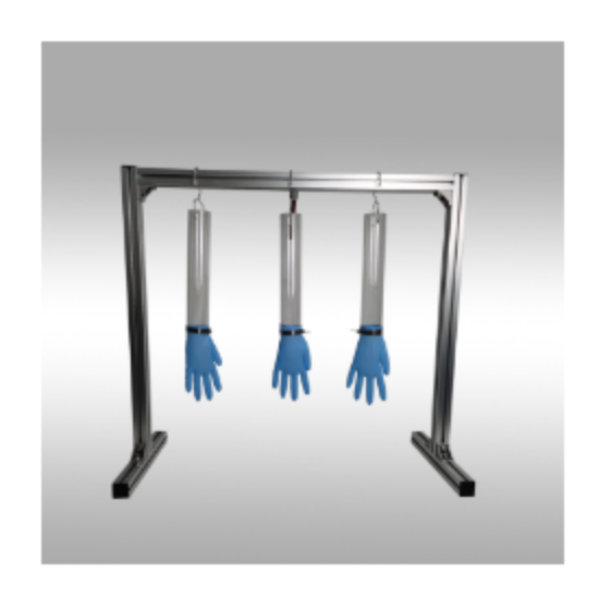 Medical glove water-impermeability tester