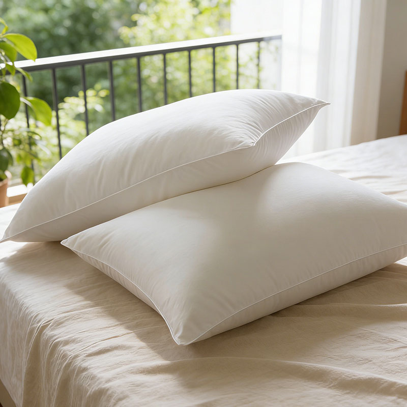 Wholesale Breathable Cotton Pillow Case Minimalist Solid Polyester Pillowcover for Guest Room