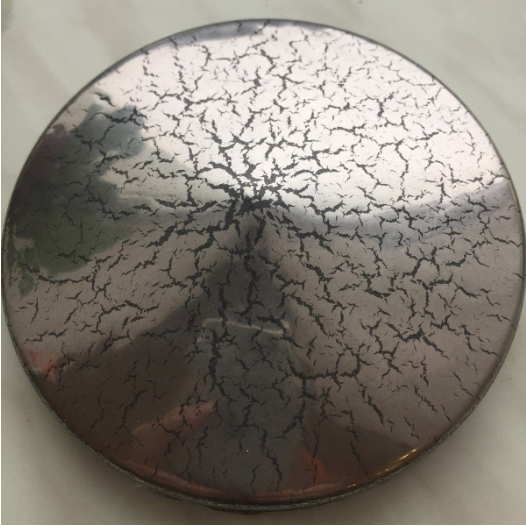 Crackle powder coatings