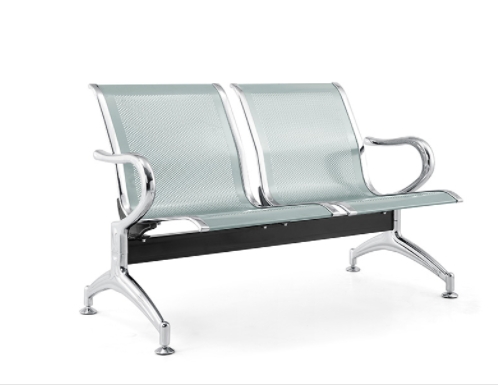 3 seat steel hospital bank station waiting chairs W9604