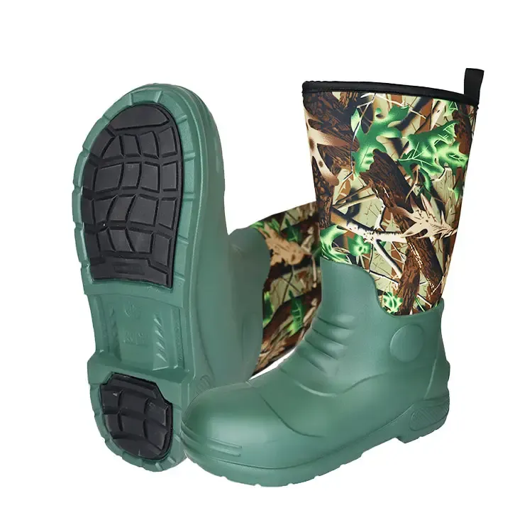 warm lightweight black eva outdoors boots