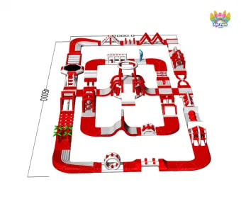 Giant Commercial Inflatable Water Park Factory