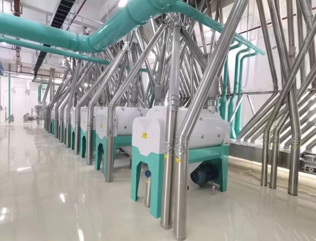 ETHIOPIA 62TPD Steel Frame Wheat Flour Mill Plant