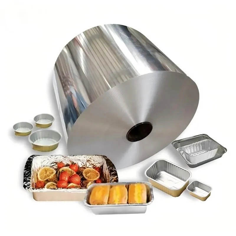 8011 H22 Aluminum Foil for Aluminum Food Trays, Baking Pans, Takeaway Containers, and Disposable Food Packaging