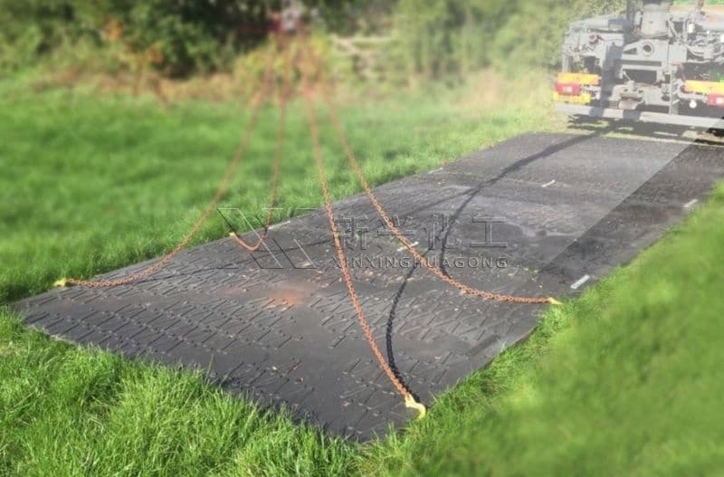 Durable Plastic Ground Protection Mat