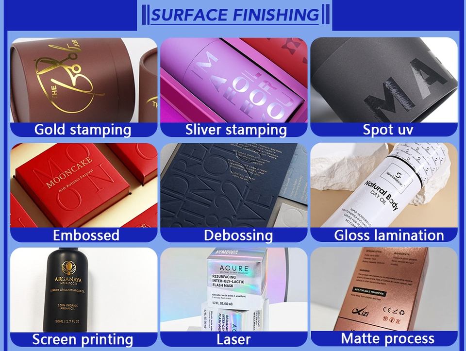 Custom Eco-Friendly Personal Lubricant Cylinder Packaging Luxury Kraft Lube OEM