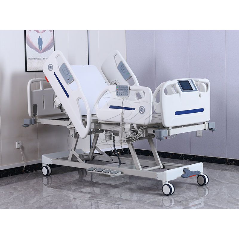 HR-D21 Five Function ICU Electric Hospital Bed With Weight Scale