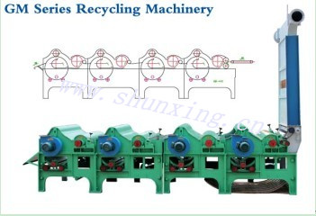 (Машины для переработки текстильных отходов)GM Серия очиститель