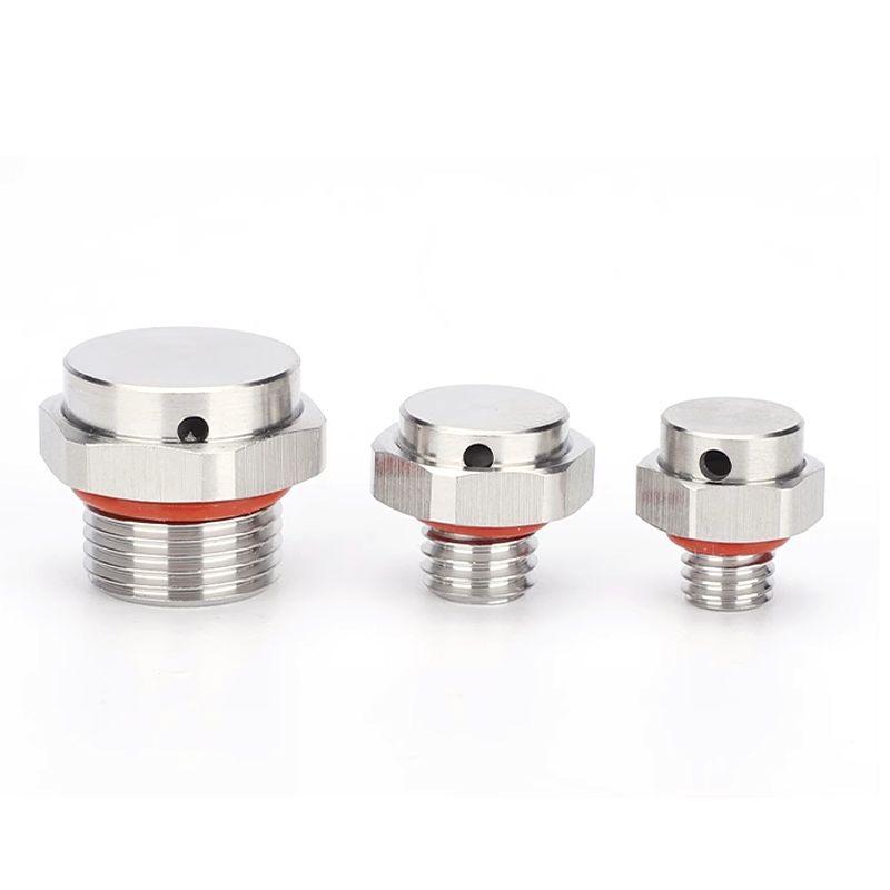 Metal breathable vent plug