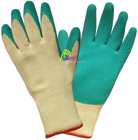 10 Guage 21s*5 T/c Lining& Latex Coated Work Gloves-bglc104 