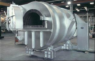 Rotary gold smelting furnace